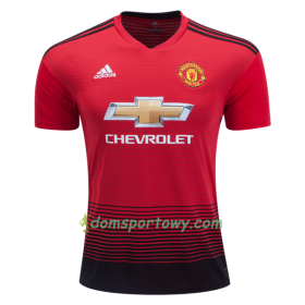Koszulka Manchester United Domowe Koszulki Piłkarskie 2018/19 Krótki Rękaw